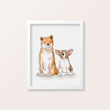 Load image into Gallery viewer, watercolour pet portrait
